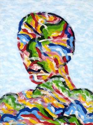 OP16- Untitled, 1983, acrilico su tela, cm.60x80