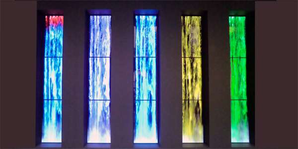 I colori dell'acqua e del fuoco 1 PLESSI Digital Wall