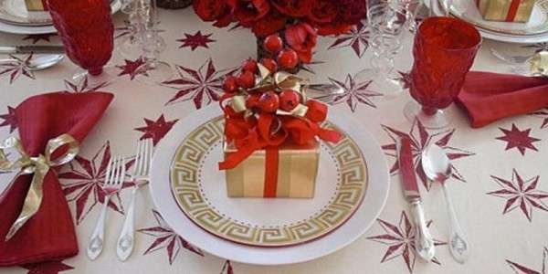 Il Cenone delle feste 1 table decor with Nice White Christmas Table Decorations personal gifts
