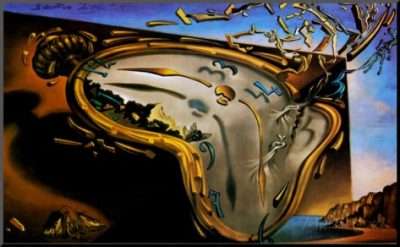 L'ordine del Tempo 6 salvador dali orologio molle al momento della prima esplosione soft watch at moment of first explosion ca 1954