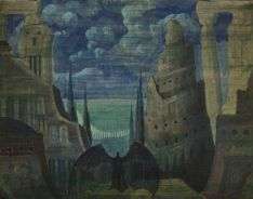 Mikalojus Konstantinas Ciurlionis . FANTASY .THE DEMON. . 19091