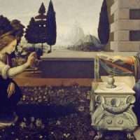 Leonardo da Vinci. LAnnunciazione.600x300
