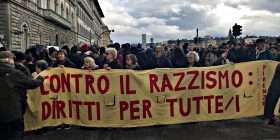 Manifestazione contro il razzismo