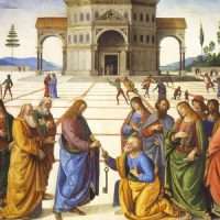 Pietro Perugino Consegna delle chiavi a San Pietro
